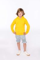 KIDS’ Kapucnis felső SWEATSHIRT Black